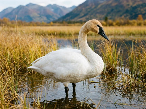 trumpeter swan