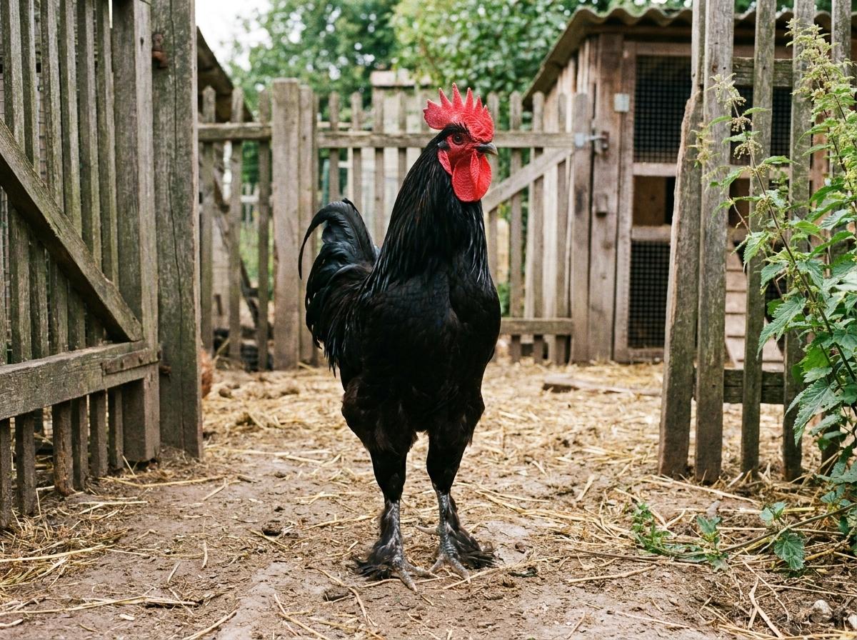 German Langshan Bantam