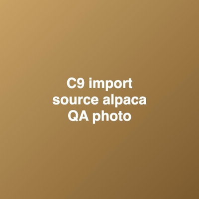 C9 Juniper Import Source QA profile picture