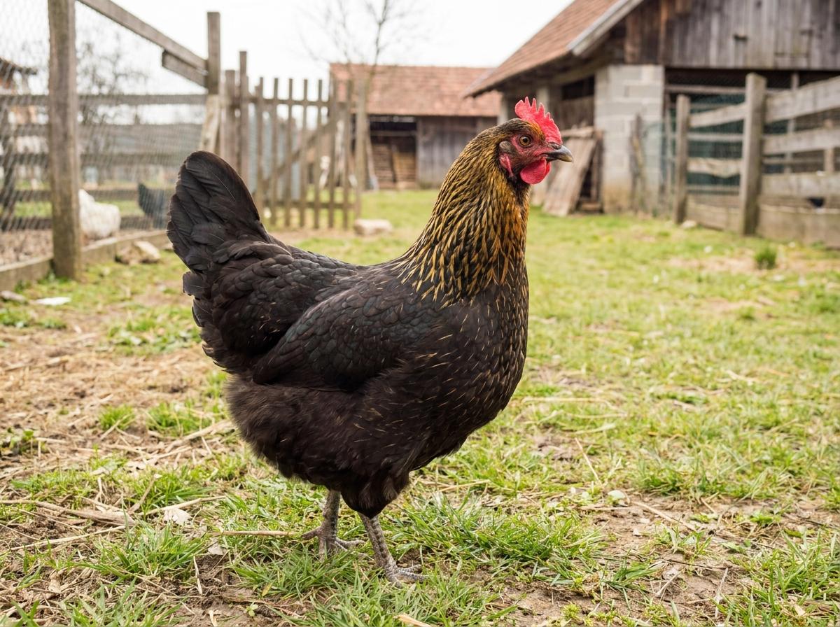 Slovene Late-Feathered Hen