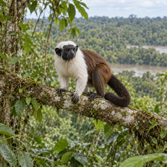 pied bare-faced tamarin