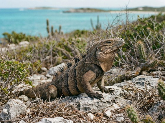 Turks and Caicos rock iguana