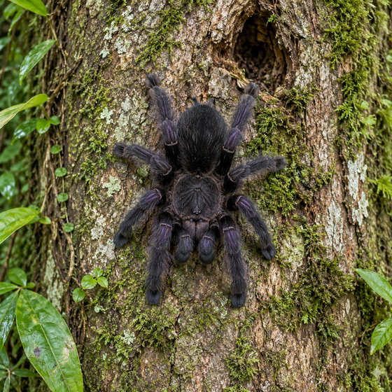 Borneo black tarantula