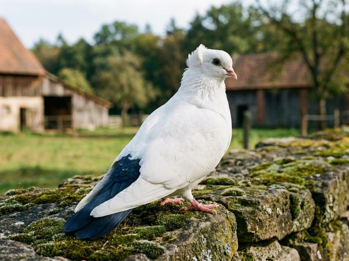 German Colour-Tail Owl Pigeon