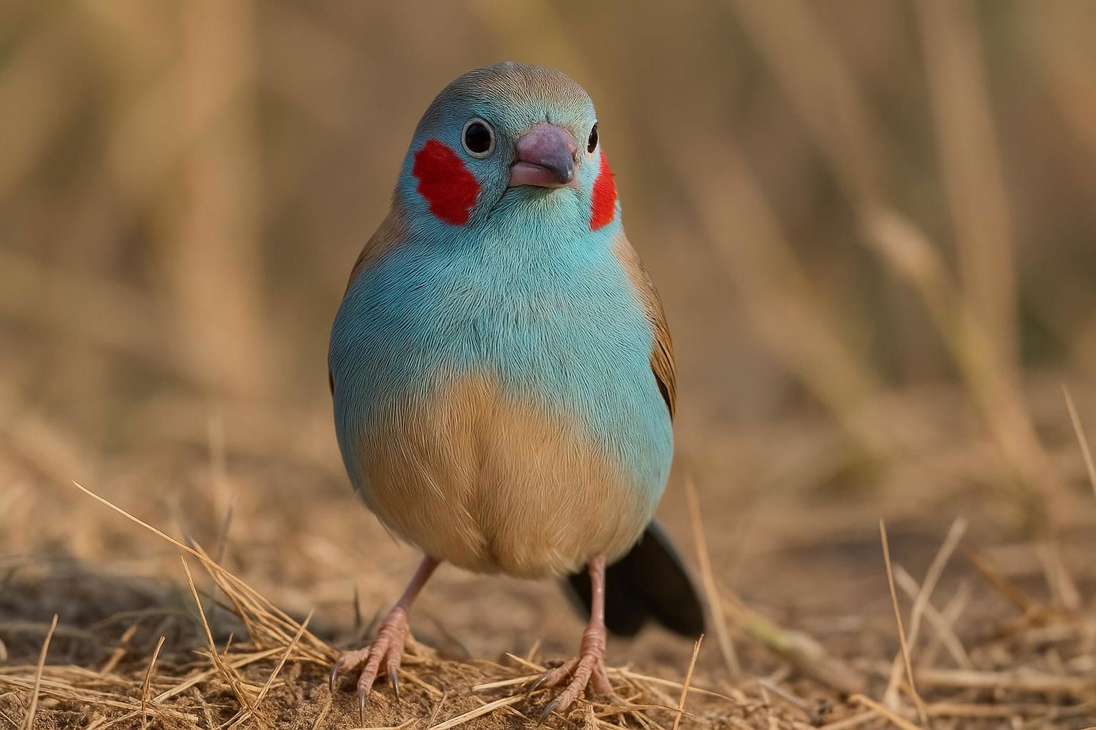 Red-Cheeked Cordon-Bleu