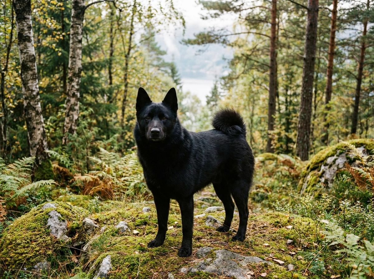 Black Norwegian Elkhound