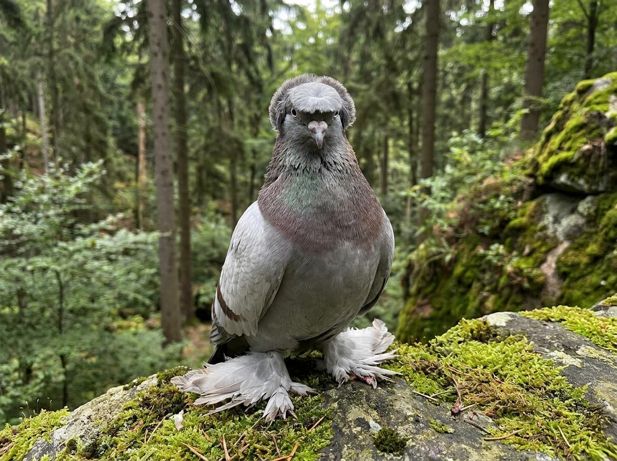 German Double-Crested Trumpeter