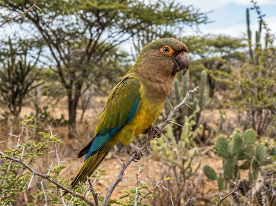 brown-throated conure