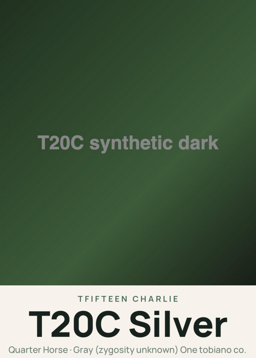 T20C Silver Creature Card