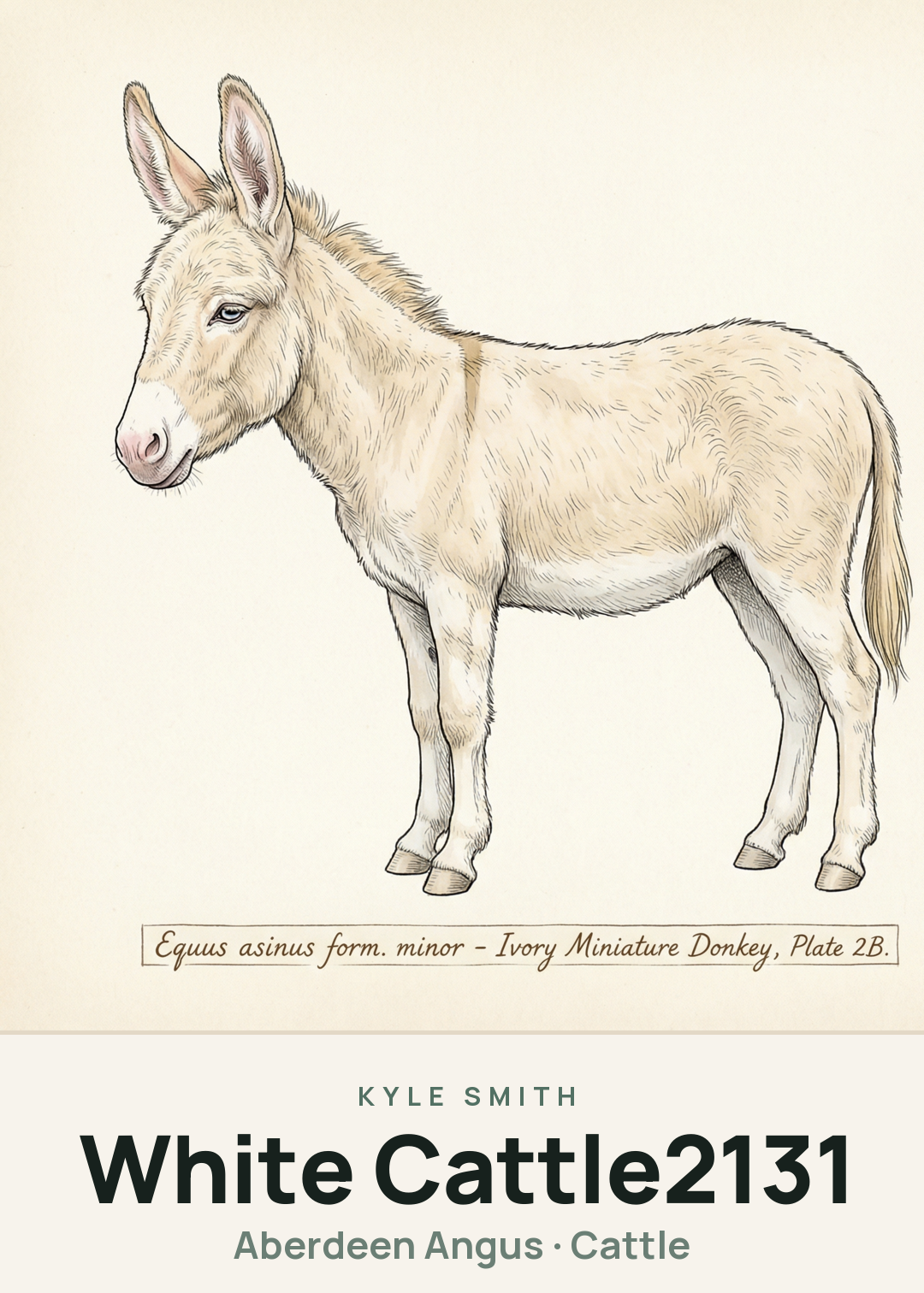 White Cattle2131 Creature Card