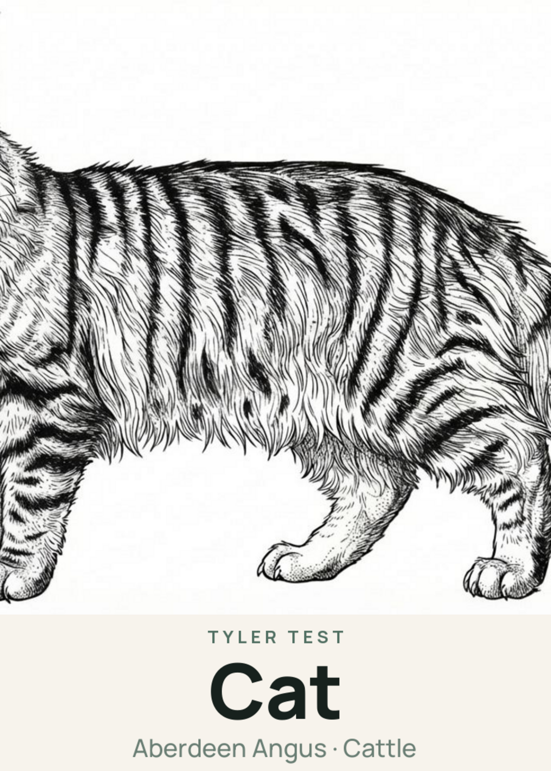 Cat Creature Card