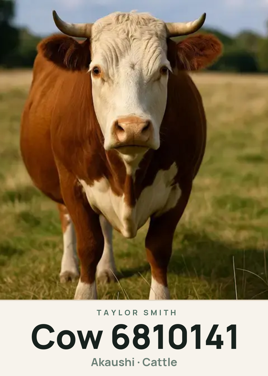 Cow 6810141 Creature Card