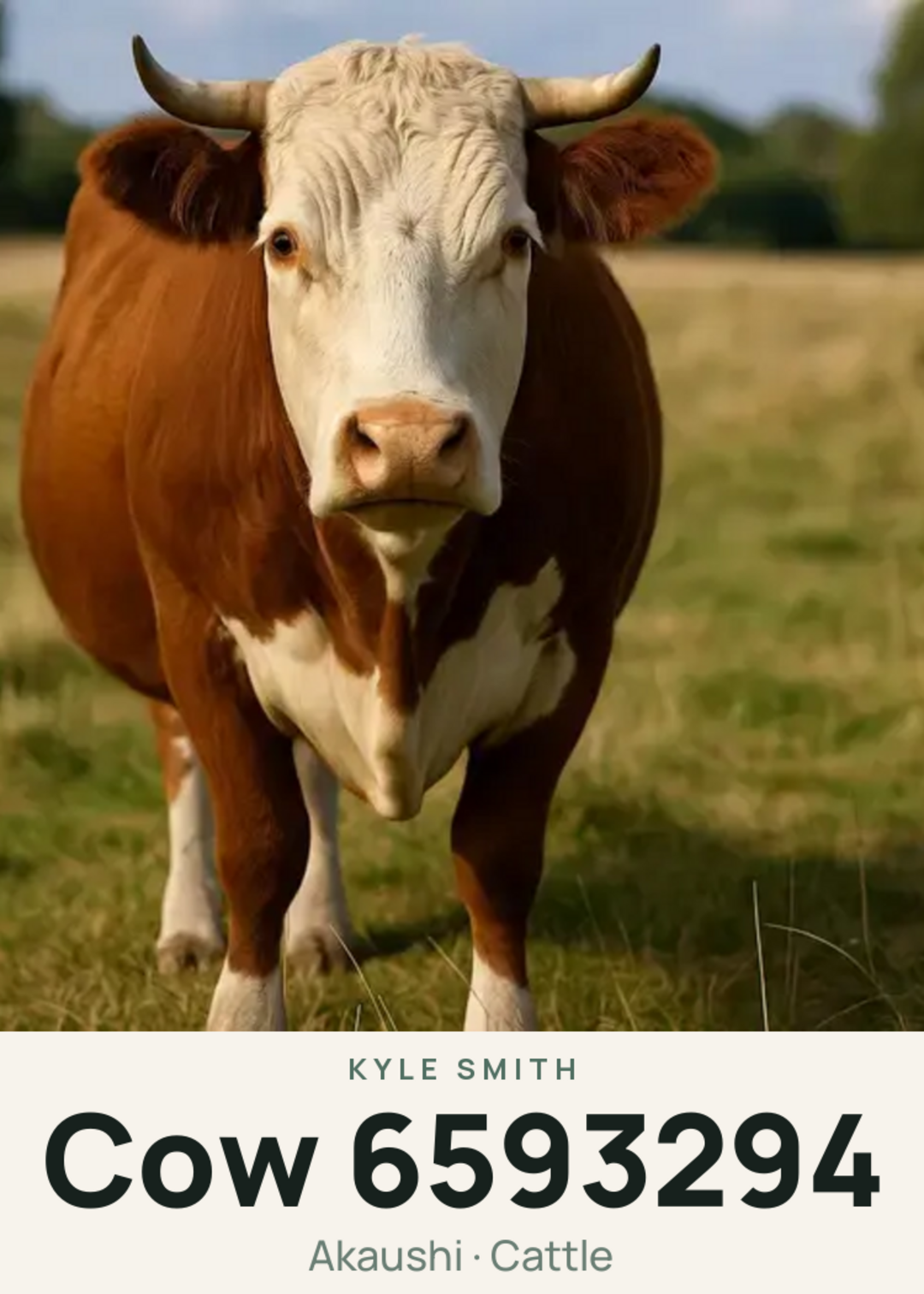 Cow 6593294 Creature Card