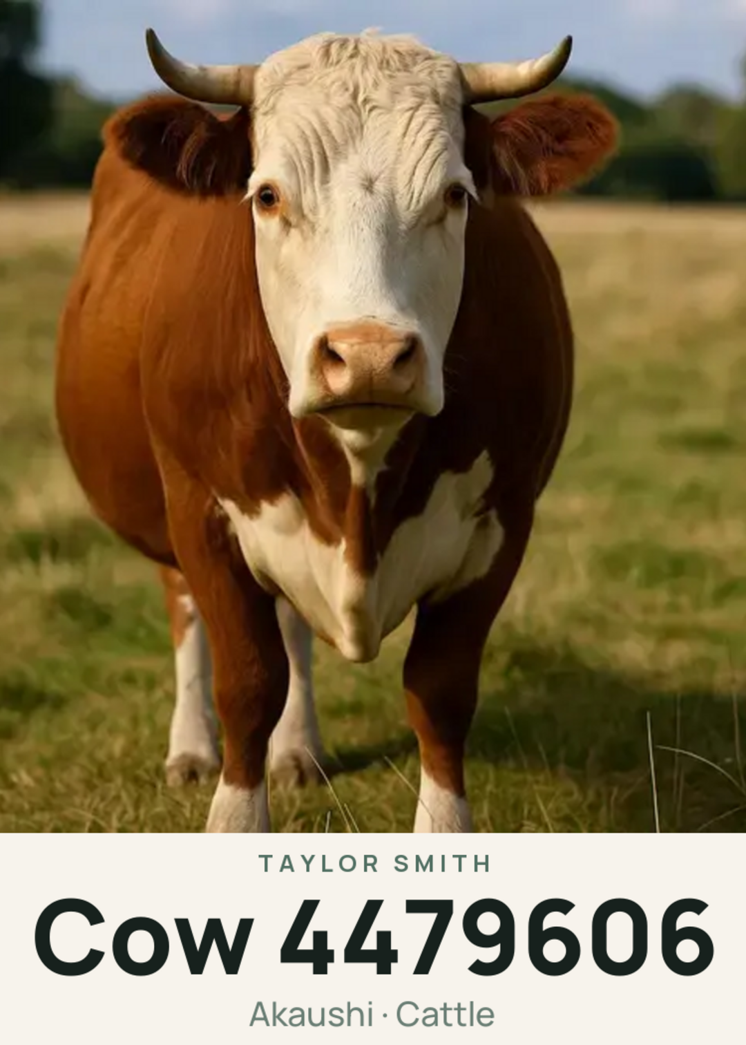 Cow 4479606 Creature Card