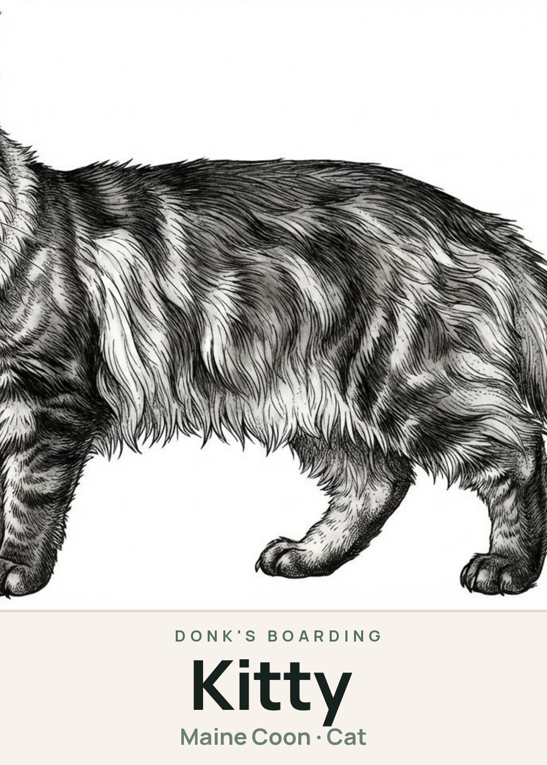Kitty Creature Card