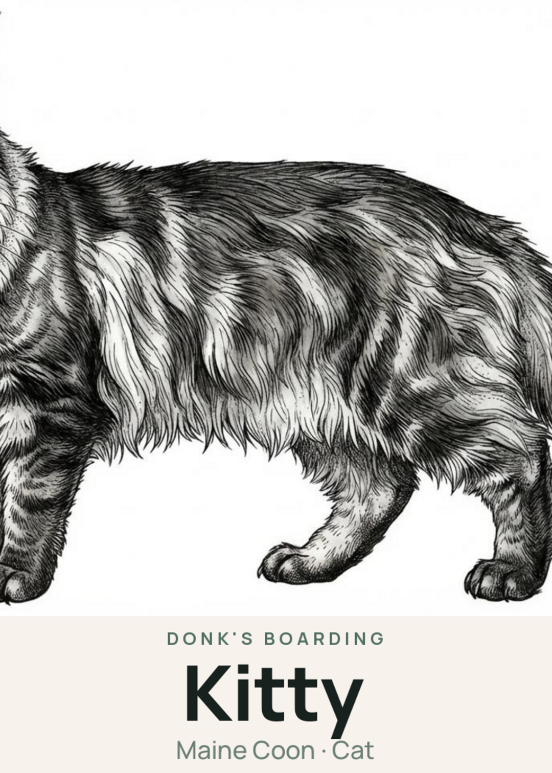 Kitty Creature Card