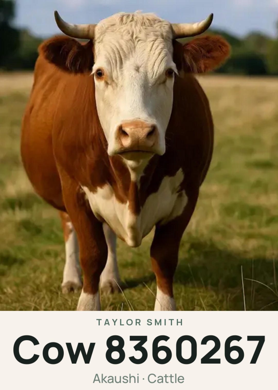 Cow 8360267 Creature Card