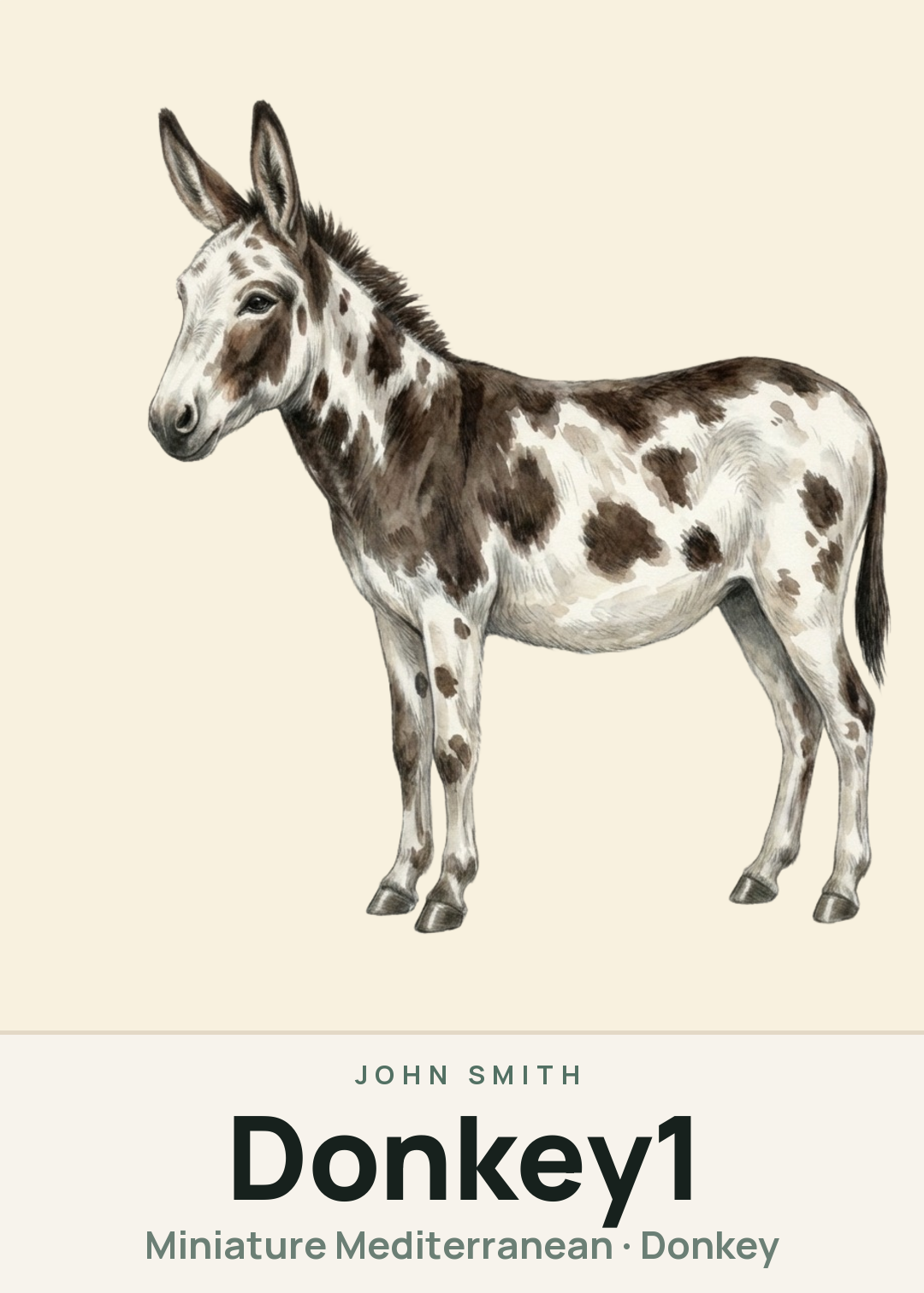 Donkey1 Creature Card