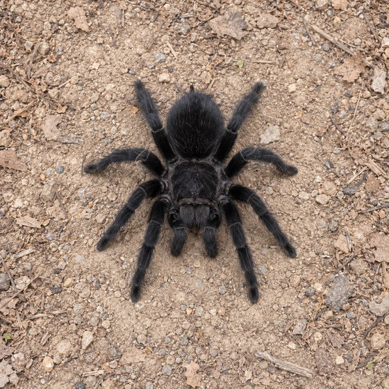 Mexican black velvet tarantula