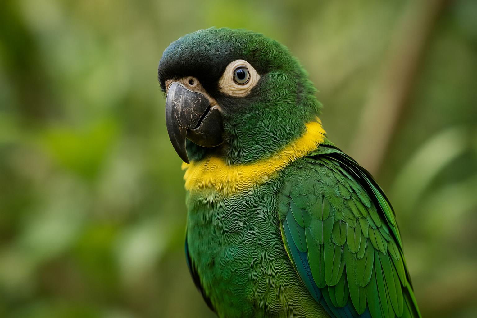 Yellow-Collared Macaw