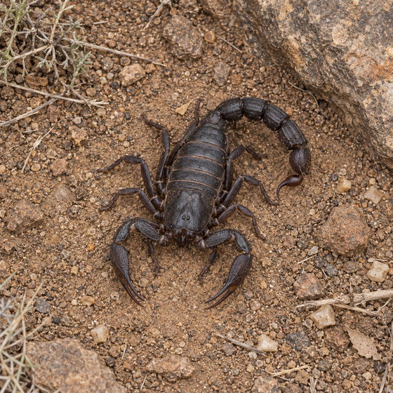 South African fat tail scorpion