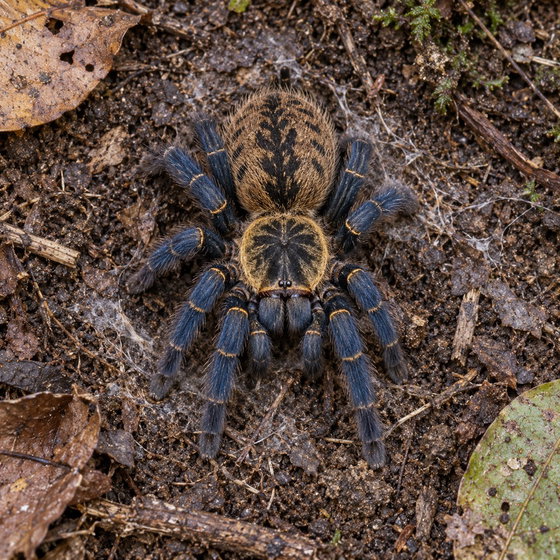 Gabon blue dwarf baboon tarantula