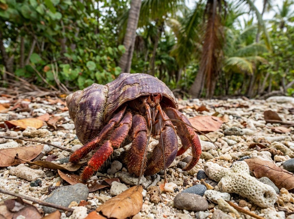 Caribbean hermit crab