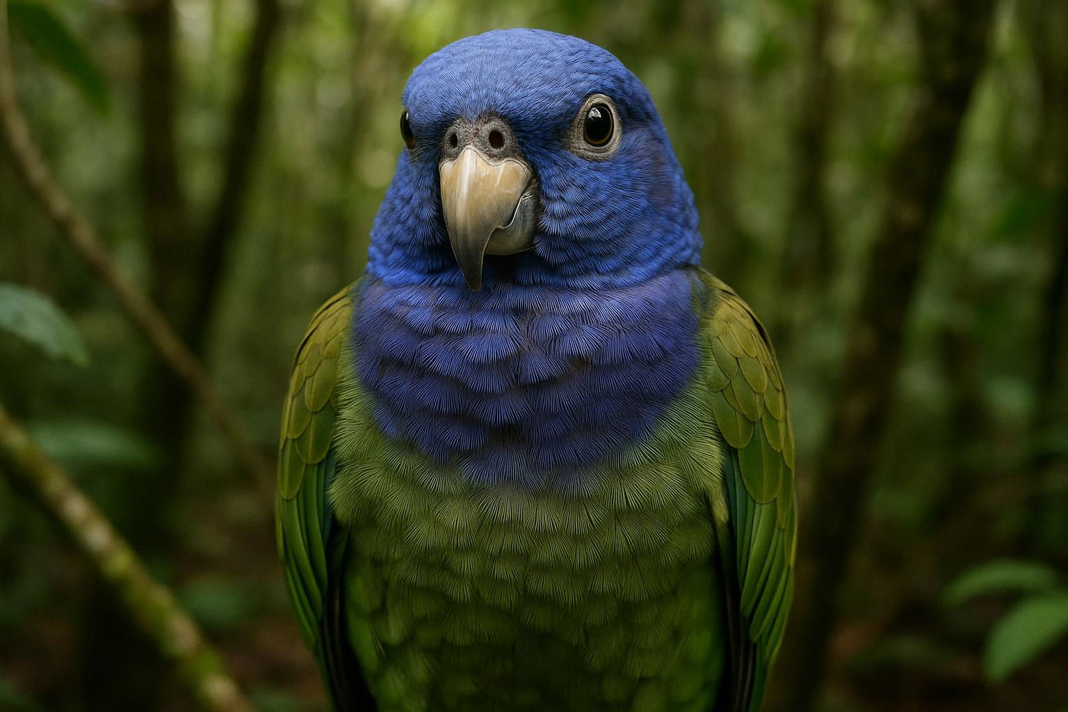 Blue-Headed Pionus