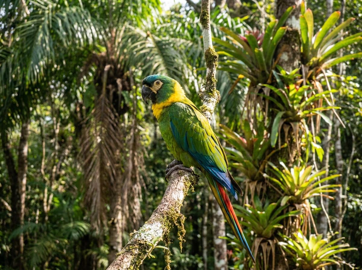 yellow-collared macaw