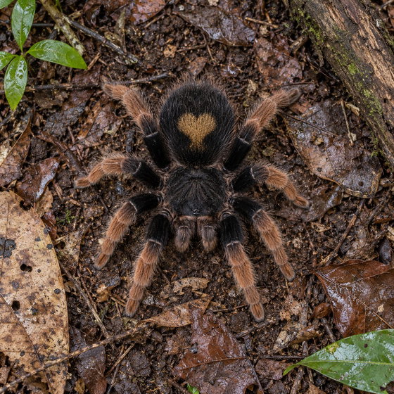 dwarf pink leg tarantula