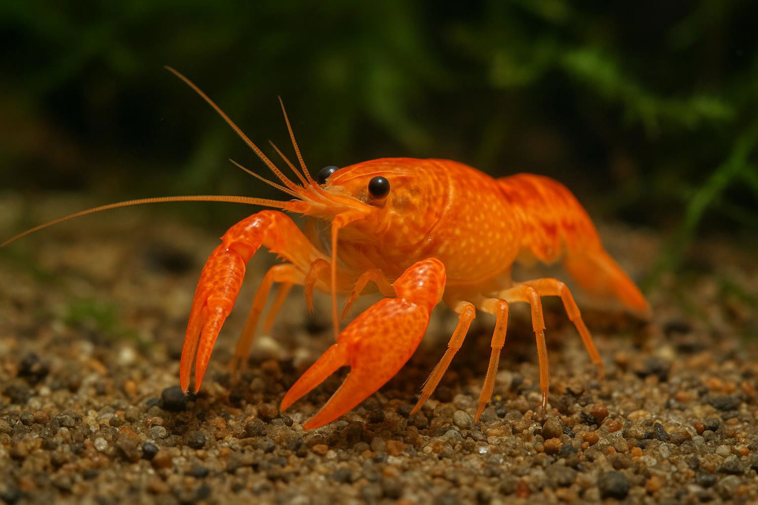 Orange Dwarf Crayfish