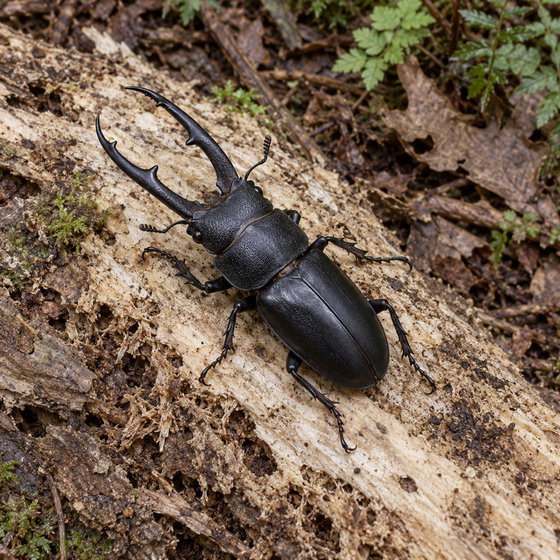Formosan long-fanged stag beetle