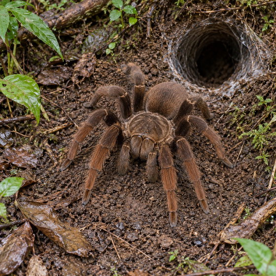 Nigerian rust leg tarantula