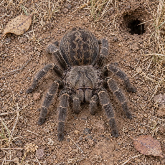 Namibian horned baboon tarantula