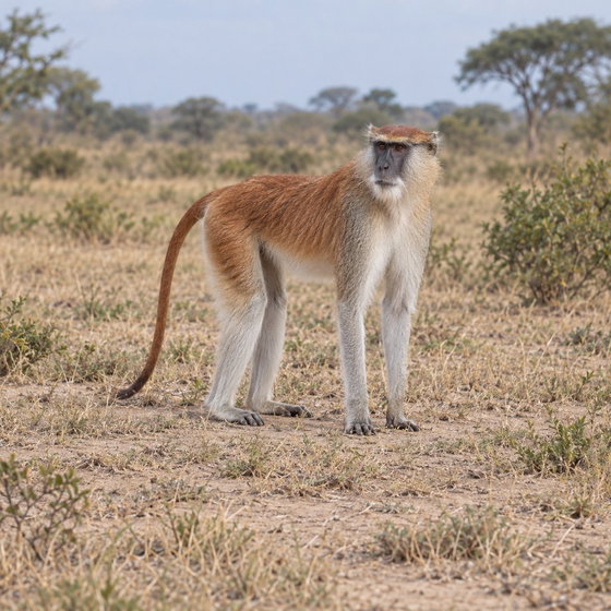 common patas monkey