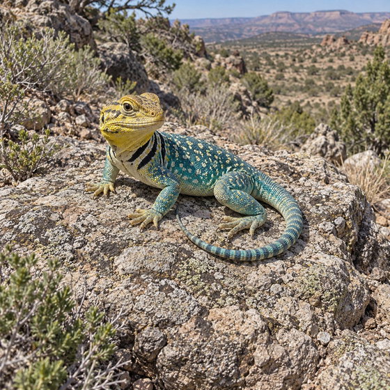 collared lizard