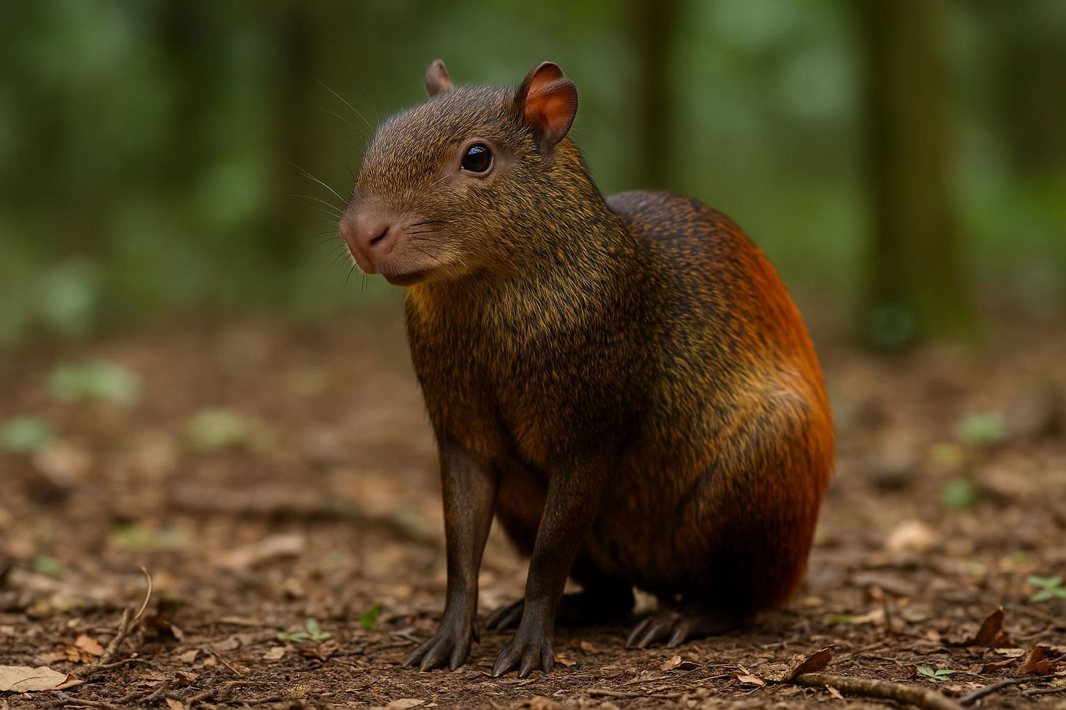 Red-Rumped Agouti