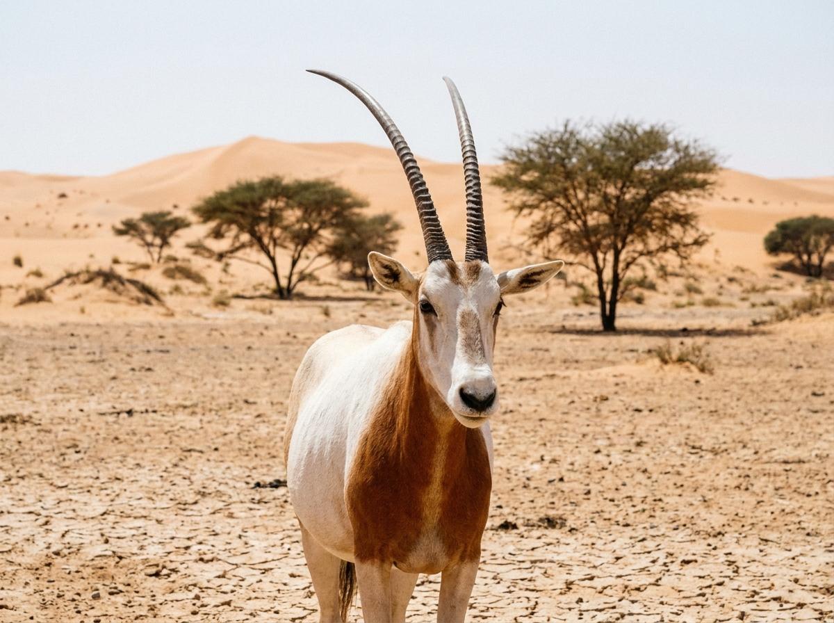 scimitar-horned oryx