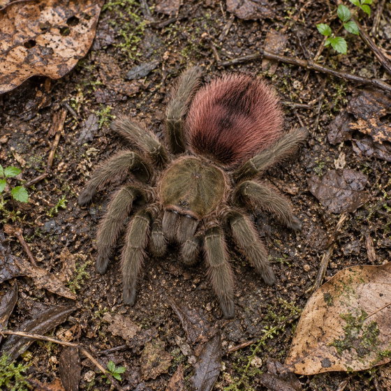 Peruvian flame rump tarantula
