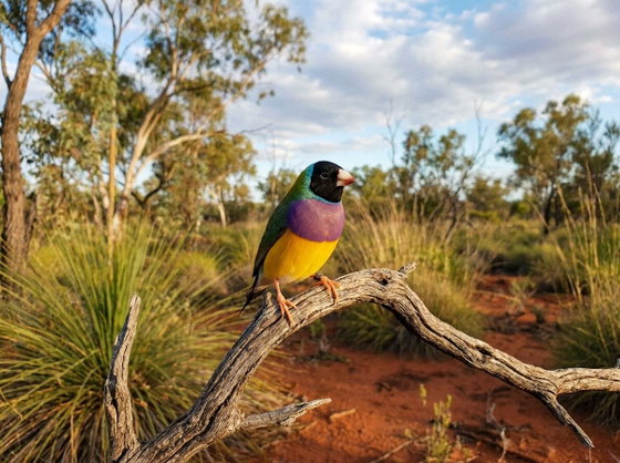 Gouldian finch