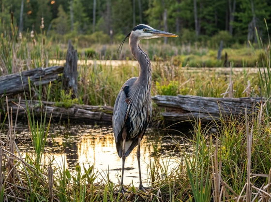 great blue heron