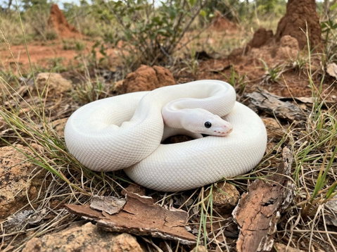 Example Black-Eyed Leucistic