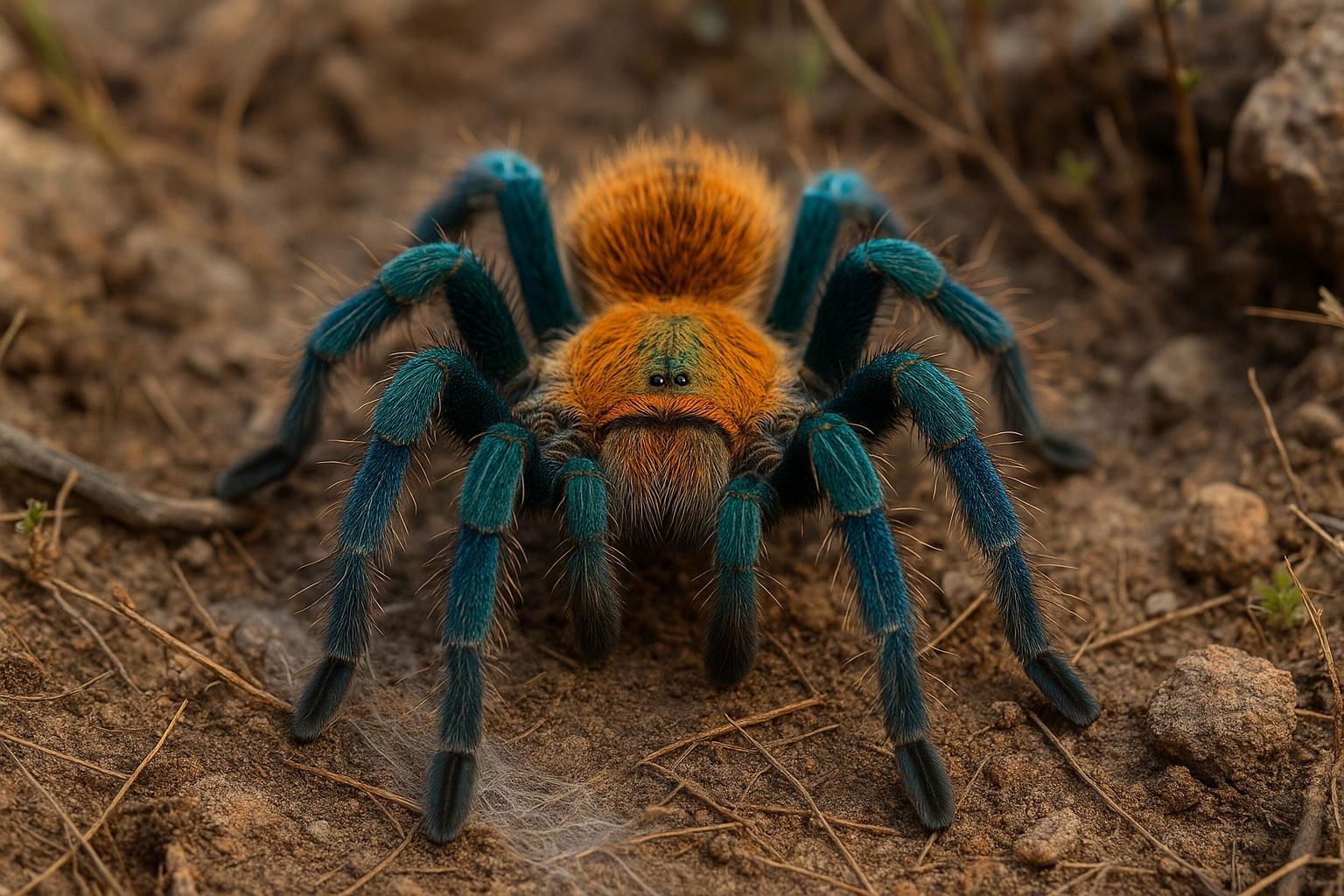 Green Bottle Blue Tarantula