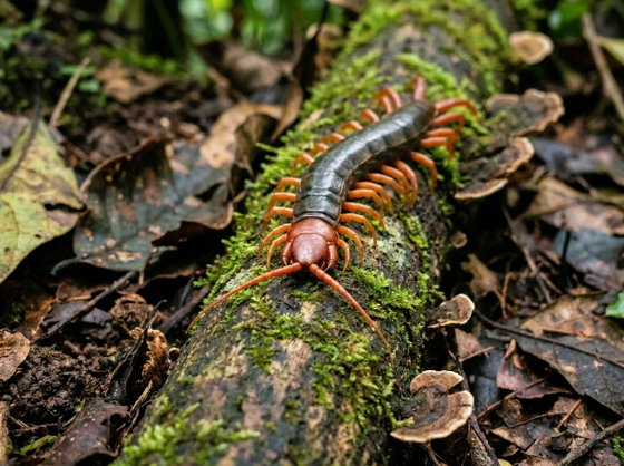 Chinese red head centipede