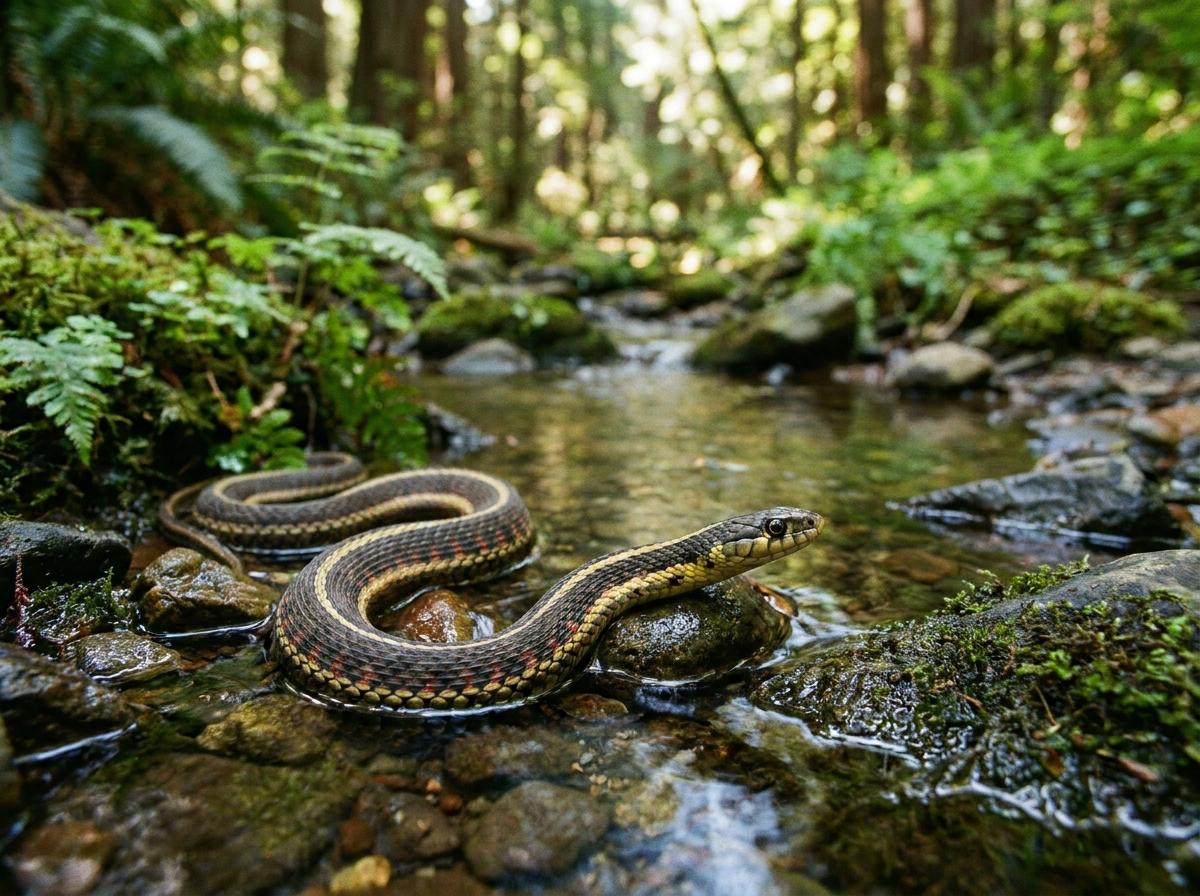 aquatic garter snake