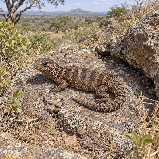 tropical girdled lizard