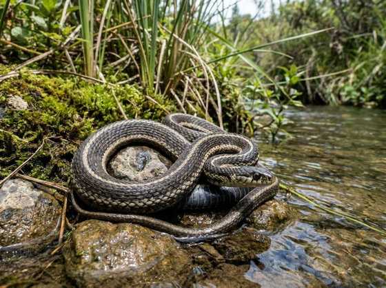 Mexican blackbelly garter