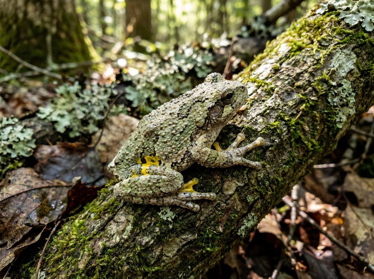 gray tree frog