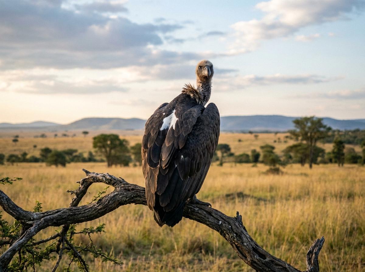 white-backed vulture