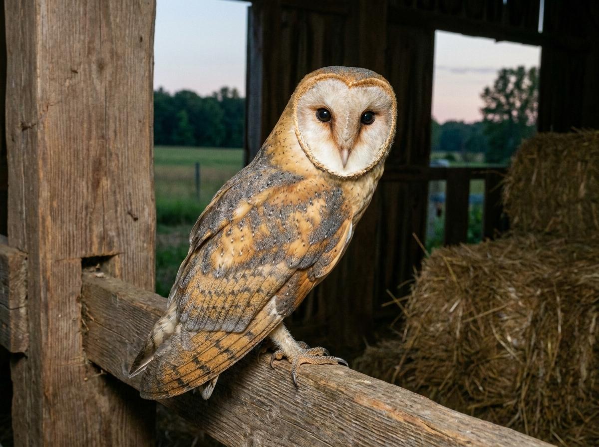 American barn owl